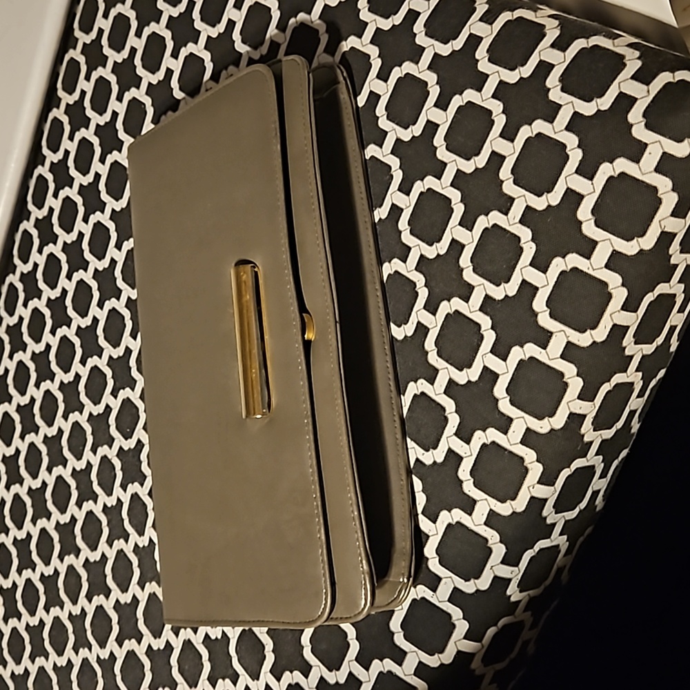 Gray Crossbody Clutch
